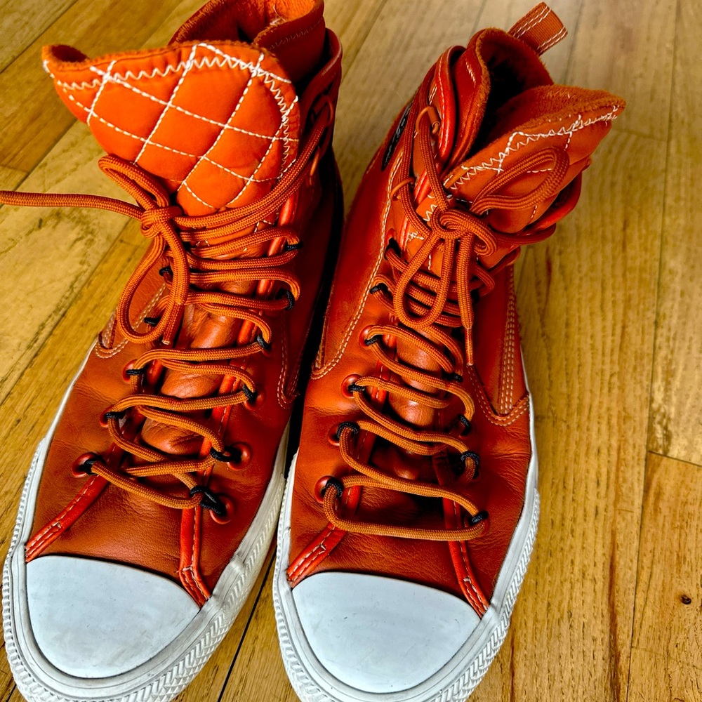 Converse Orange Gore Tex waterproof size 11.5